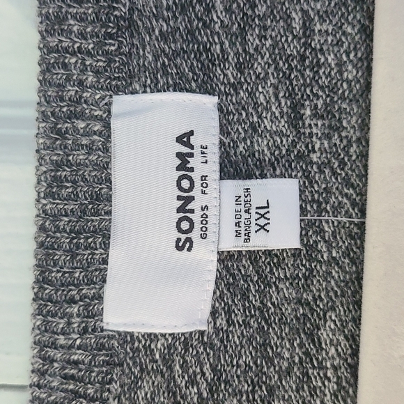 SONOMA MENS PULLOVER RAGLAN CREWNECK SWEATER SIZE 2X - Picture 4 of 9